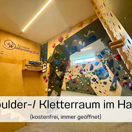 דירה Winterbergblick, Nationalpark Saechsische Schweiz, 5 Und Gemeinschaftsraum, Boulderraum Und Sauna Im Haus