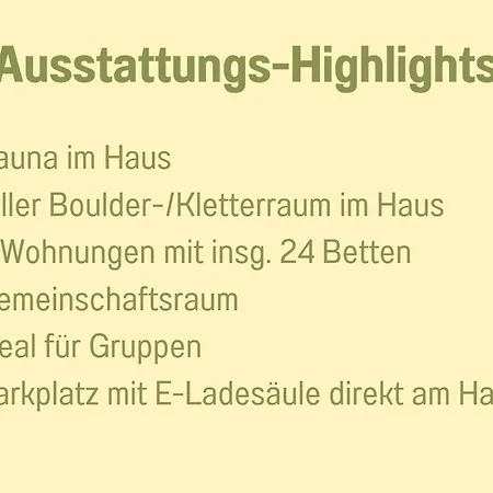 Winterbergblick, Nationalpark Saechsische Schweiz, 5 Und Gemeinschaftsraum, Boulderraum Und Sauna Im Haus