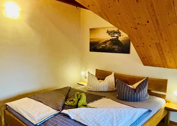 شقة Winterbergblick, Saechsische Schweiz هينترهيرمسدورف
